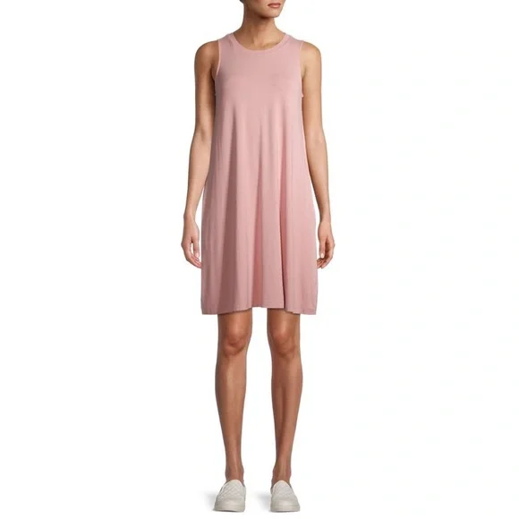 time and tru sleeveless knit dress Time And Tru Sleeveless Knit Dress Green, Pink, Or Violet Size: XXL You Pick 1